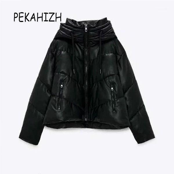 winter clothing black oversize warm jacket coat women faux leather punk pocket famale outerwear chic 2021 women's &
winter clothing black oversize warm jacket coat women faux leather punk pocket famale outerwear chic 2021 women's &