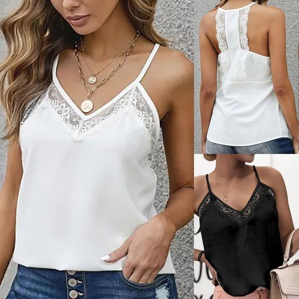 camisoles & tanks lace spaghetti strap white black tank womens underwear loose splicing summer 2021 sleeveless camisole, Black;white
camisoles & tanks lace spaghetti strap white black tank womens underwear loose splicing summer 2021 sleeveless camisole, Black;white