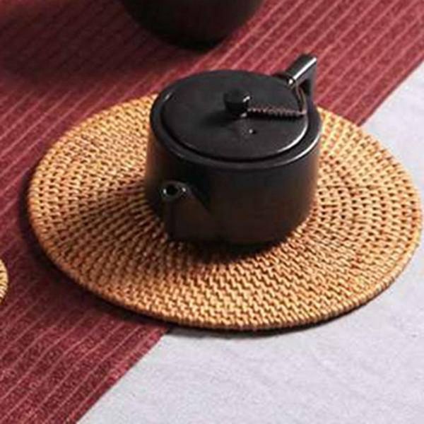 mats & pads round rattan coasters table heat resistant weave placemats for drinks holder kitchen
mats & pads round rattan coasters table heat resistant weave placemats for drinks holder kitchen