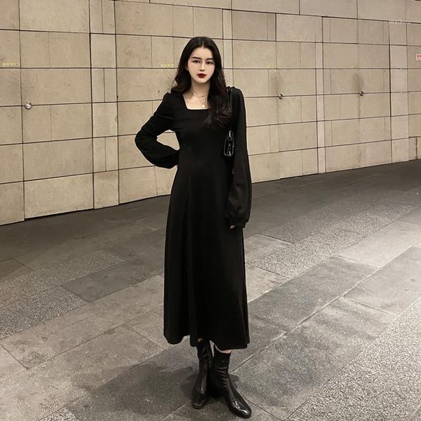 l-4xl spring girls dress women black long sleeve womens dresses female vintage party robe femme vestido autumn casual, Black;gray
l-4xl spring girls dress women black long sleeve womens dresses female vintage party robe femme vestido autumn casual, Black;gray