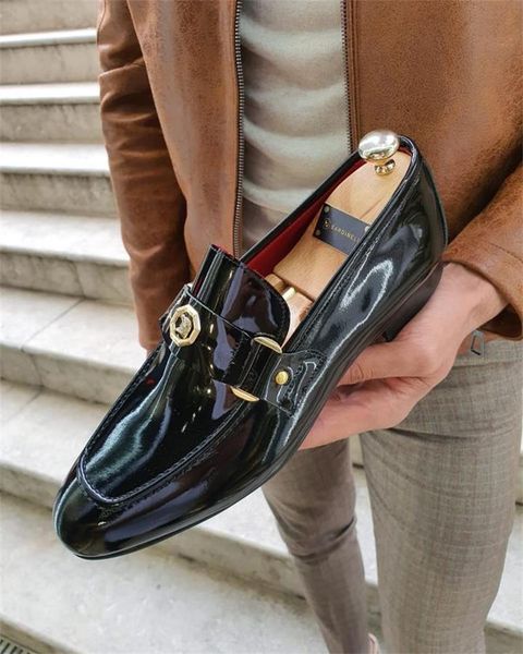 the shoe men's high-quality from plutonium fashion elegant design sliding into formal basic shoes zapatos of, Black
the shoe men's high-quality from plutonium fashion elegant design sliding into formal basic shoes zapatos of, Black