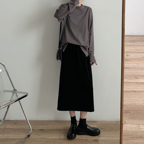 skirts women high waist split straight womens elegnat corduroy solid casual vintage femme streetwear 5rrz, Black
skirts women high waist split straight womens elegnat corduroy solid casual vintage femme streetwear 5rrz, Black