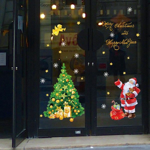 gift wrap christmas decoration stickers storefront glass wall scene holiday santa tree sticker living room decor
gift wrap christmas decoration stickers storefront glass wall scene holiday santa tree sticker living room decor