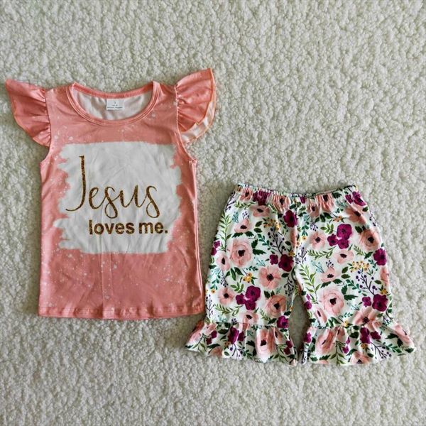 rts floral ruffle shorts baby girls kids clothes summer flutter sleeve tee shirt jesus words children boutique outfits clothing, White
rts floral ruffle shorts baby girls kids clothes summer flutter sleeve tee shirt jesus words children boutique outfits clothing, White