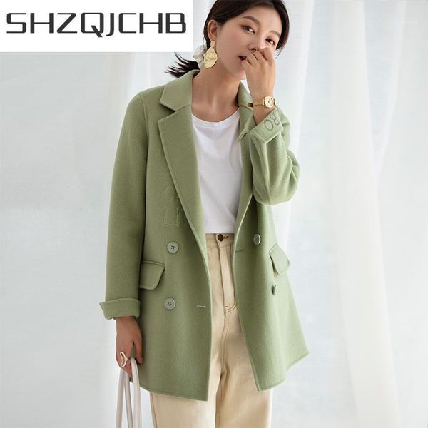 women's wool & blends jchb spring autumn 100% coat female elegant ladies woolen jacket women korean manteau femme 2021 vintage blend ja, Black
women's wool & blends jchb spring autumn 100% coat female elegant ladies woolen jacket women korean manteau femme 2021 vintage blend ja, Black