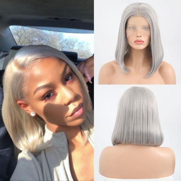 charisma short bob hair synthetic lace front wig heat resistant grey wigs for black women straight with middle part1
charisma short bob hair synthetic lace front wig heat resistant grey wigs for black women straight with middle part1