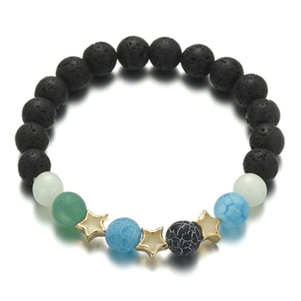 charm bracelets natural lava stone beaded luminous pentagram bracelet for men women party glowing in the dark and oil diffuser, Golden;silver
charm bracelets natural lava stone beaded luminous pentagram bracelet for men women party glowing in the dark and oil diffuser, Golden;silver