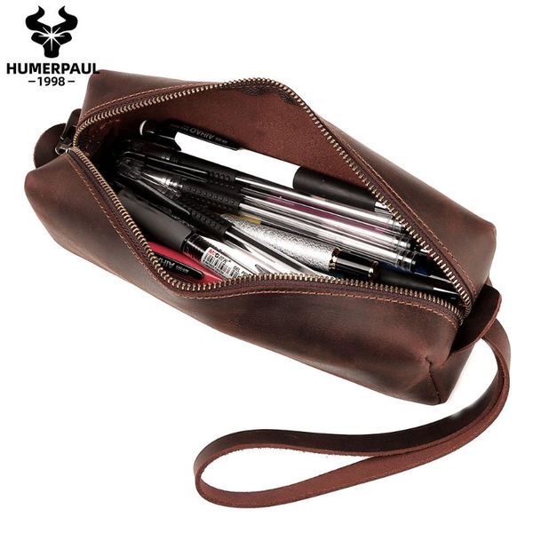 bag parts & accessories genuine leather pencil case handmade coin purse business men pen box pouch for school student office stationery supp, Black
bag parts & accessories genuine leather pencil case handmade coin purse business men pen box pouch for school student office stationery supp, Black