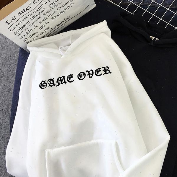 plus size game over women sweatshirt letter printed pullover fashion autumn winter tracksuit hoody coat, Black
plus size game over women sweatshirt letter printed pullover fashion autumn winter tracksuit hoody coat, Black