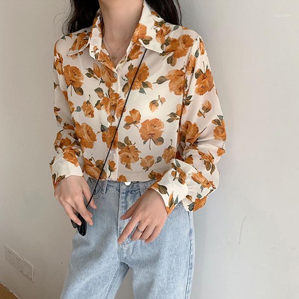 fashion france style flower blouse casual loose women girl's chiffon blouses 2021 spring lantern sleeve shirts blusas mujer women', White
fashion france style flower blouse casual loose women girl's chiffon blouses 2021 spring lantern sleeve shirts blusas mujer women', White