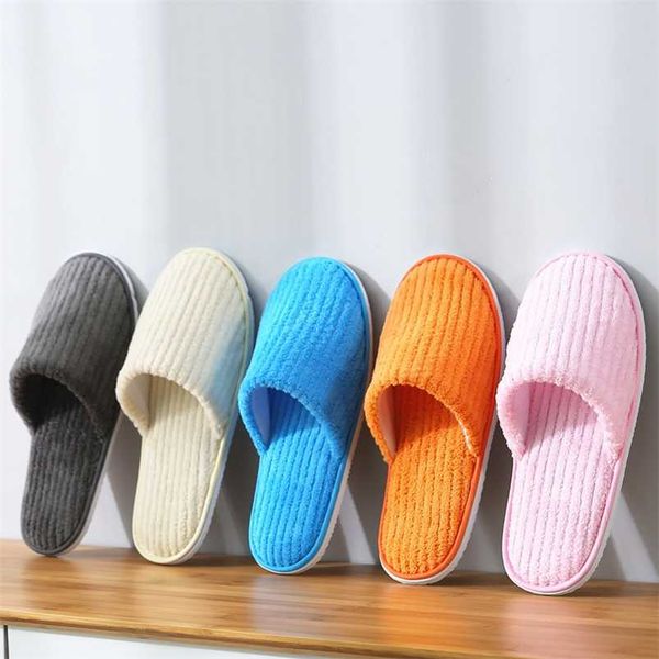 5 pairs winter slippers men women el disposable slides home travel sandals hospitality footwear 211110, Black
5 pairs winter slippers men women el disposable slides home travel sandals hospitality footwear 211110, Black