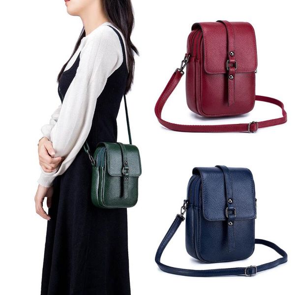 genuine leather mobile phone bag for women pocket shoulder female crossbody small bags
genuine leather mobile phone bag for women pocket shoulder female crossbody small bags