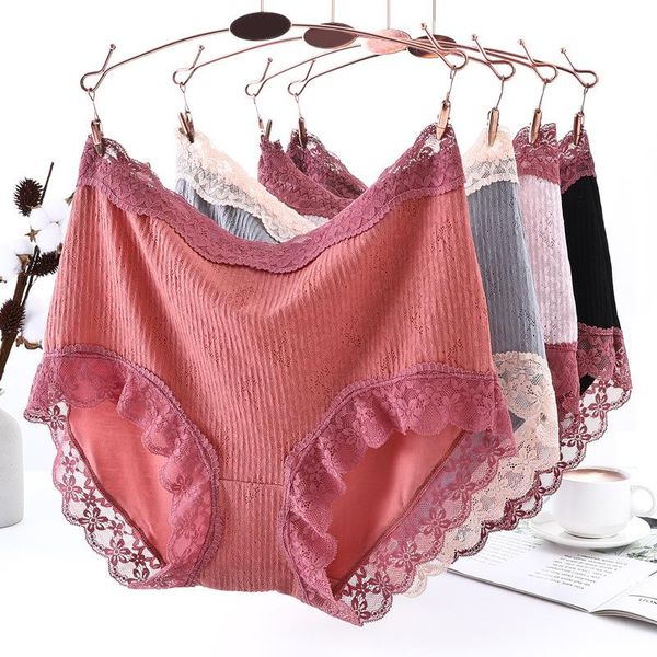 women's panties plus size high waist modal comfortable soft lace triangle underpants ladies lingeries 110 kg underwear 92, Black;pink
women's panties plus size high waist modal comfortable soft lace triangle underpants ladies lingeries 110 kg underwear 92, Black;pink
