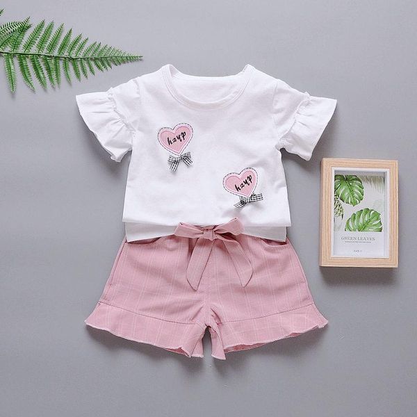 clothing sets 2021 summer baby girls kids clothes lovely o-neck t shirt shorts 2pcs/sets infant children fashion casual costume, White
clothing sets 2021 summer baby girls kids clothes lovely o-neck t shirt shorts 2pcs/sets infant children fashion casual costume, White