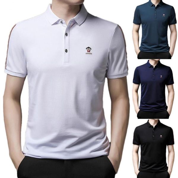 men's t-shirts shirt embroidery moisture absorption basic style men regular-fit pullover for work, White;black
men's t-shirts shirt embroidery moisture absorption basic style men regular-fit pullover for work, White;black