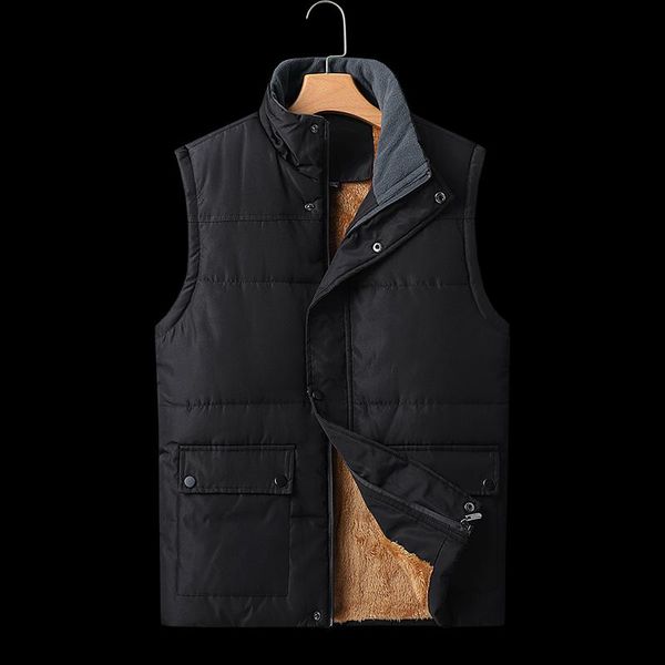men's vests standself brand men vest jacket 2021 winter sleeveless waistcoat male homme mens outwear, Black;white
men's vests standself brand men vest jacket 2021 winter sleeveless waistcoat male homme mens outwear, Black;white
