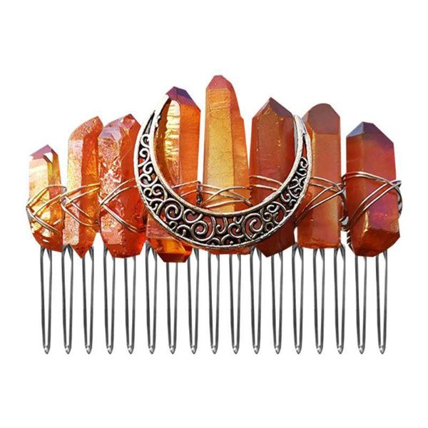 hair clips & barrettes gradient rainbow faux raw crystal comb angel aura bridal wedding hairpin jewelry alloy moon boho tiara crown stick c1, Golden;silver
hair clips & barrettes gradient rainbow faux raw crystal comb angel aura bridal wedding hairpin jewelry alloy moon boho tiara crown stick c1, Golden;silver
