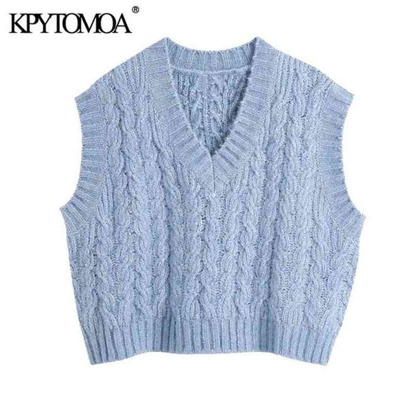 women sweet fashion oversized cable-knit vest sweater vintage v neck sleeveless female waistcoat chic 210420, White
women sweet fashion oversized cable-knit vest sweater vintage v neck sleeveless female waistcoat chic 210420, White