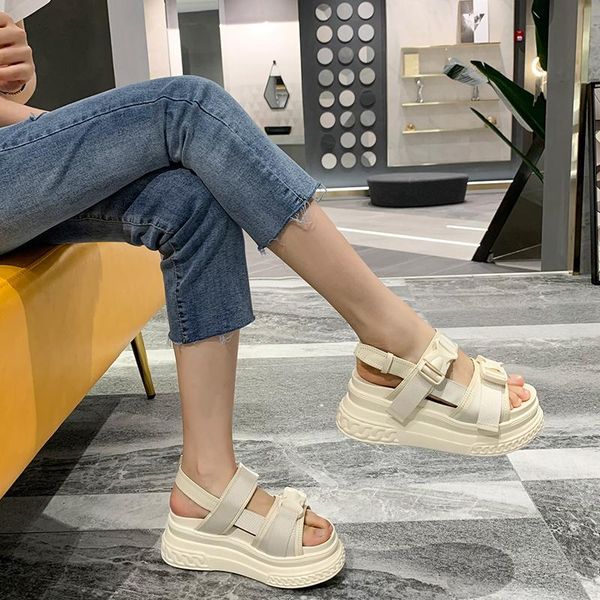sandals black beige platform women shoes open toe wedge outdoor casual beach buty damskie 4r14
sandals black beige platform women shoes open toe wedge outdoor casual beach buty damskie 4r14