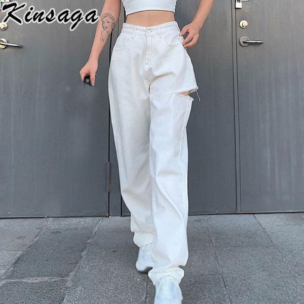 streetwear white high waist ripped hole straight jeans women vintage loose cargo pant casual distressed wide leg long trousers women's, Blue
streetwear white high waist ripped hole straight jeans women vintage loose cargo pant casual distressed wide leg long trousers women's, Blue