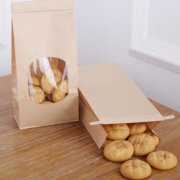 gift wrap 50pcs bakery bags with clear window sealing grease proof kraft paper bag for cookie coffee
gift wrap 50pcs bakery bags with clear window sealing grease proof kraft paper bag for cookie coffee