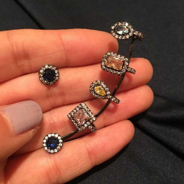 stud water drop zircon trendy ear bone clip asymmetrical s925 trend multi-shape one multi-wear geometry classic jewelry, Golden;silver
stud water drop zircon trendy ear bone clip asymmetrical s925 trend multi-shape one multi-wear geometry classic jewelry, Golden;silver