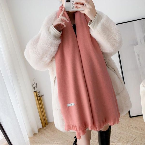 scarves winter 2021 single-color soft thickened warm short-bearded cashmere-like scarf female,ins style shawl and blanket, Blue;gray
scarves winter 2021 single-color soft thickened warm short-bearded cashmere-like scarf female,ins style shawl and blanket, Blue;gray