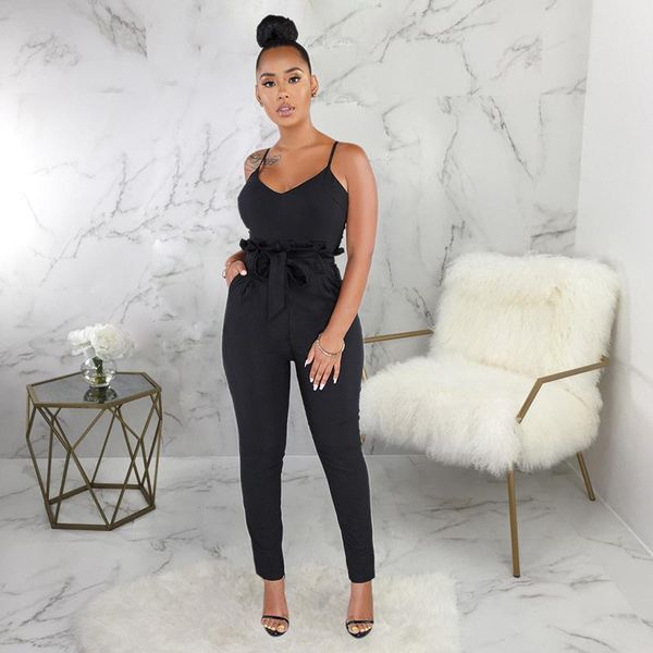 women's jumpsuits & rompers ahvit bow decorate fashion classic solid color women jumpsuit square collar sleeveless elegant slip smr9271, Black;white
women's jumpsuits & rompers ahvit bow decorate fashion classic solid color women jumpsuit square collar sleeveless elegant slip smr9271, Black;white