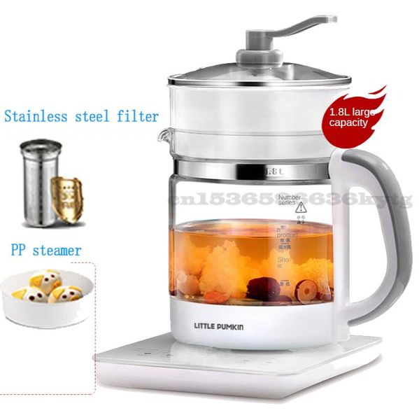 electric kettles thermal insulation kettle timed glass health preserving pot flower tea brewer 1.8l microcomputer control 800w 220v
electric kettles thermal insulation kettle timed glass health preserving pot flower tea brewer 1.8l microcomputer control 800w 220v
