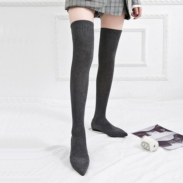 sandals slim leg thigh high sock boots bling glitter bottes women brand pointed toe silver stretch bota flat heels botines knitted, Black
sandals slim leg thigh high sock boots bling glitter bottes women brand pointed toe silver stretch bota flat heels botines knitted, Black