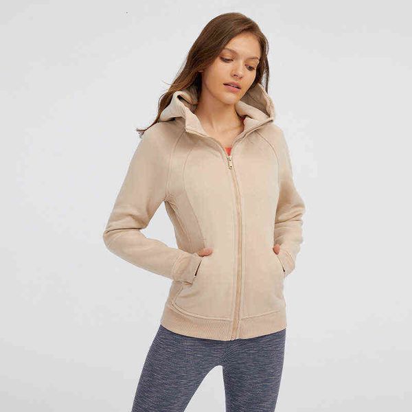 women's long sleeve yoga t-shirt autumn and winter plush hooded zipper coat women's leisure outdoor sports fitns suit, White
women's long sleeve yoga t-shirt autumn and winter plush hooded zipper coat women's leisure outdoor sports fitns suit, White