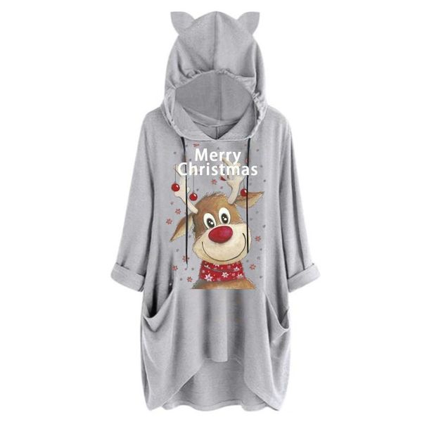 women's hoodies & sweatshirts plus size autumn winter fashion women christmas deer print hooded long sleeves pocket casual irregular sh, Black
women's hoodies & sweatshirts plus size autumn winter fashion women christmas deer print hooded long sleeves pocket casual irregular sh, Black
