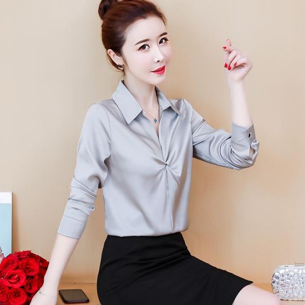 women's blouses & shirts real silk women basic shirt autumn long sleeve plus size xxxl blouse elegant office lady female chic spring, White
women's blouses & shirts real silk women basic shirt autumn long sleeve plus size xxxl blouse elegant office lady female chic spring, White