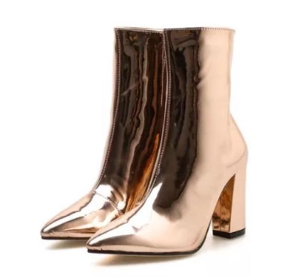 boots thick high heels women ankle pointed toe zip footwear pu patent leather female boot shoes woman, Black
boots thick high heels women ankle pointed toe zip footwear pu patent leather female boot shoes woman, Black