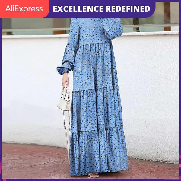 casual dresses elegant print ruffle dress women's muslim sundress puff sleeve maxi vesitdos female layered printed robe plus size, Black;gray
casual dresses elegant print ruffle dress women's muslim sundress puff sleeve maxi vesitdos female layered printed robe plus size, Black;gray
