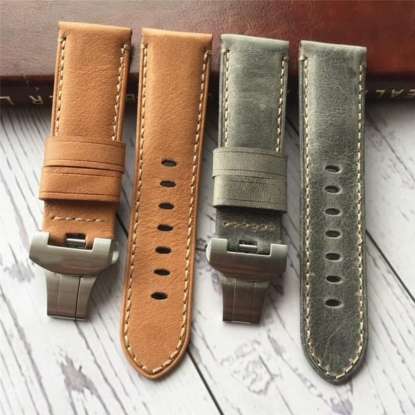 watch bands 24mm handmade stitched genuine calf leather strap band for deployment buckle watchband pam send too, Black;brown
watch bands 24mm handmade stitched genuine calf leather strap band for deployment buckle watchband pam send too, Black;brown