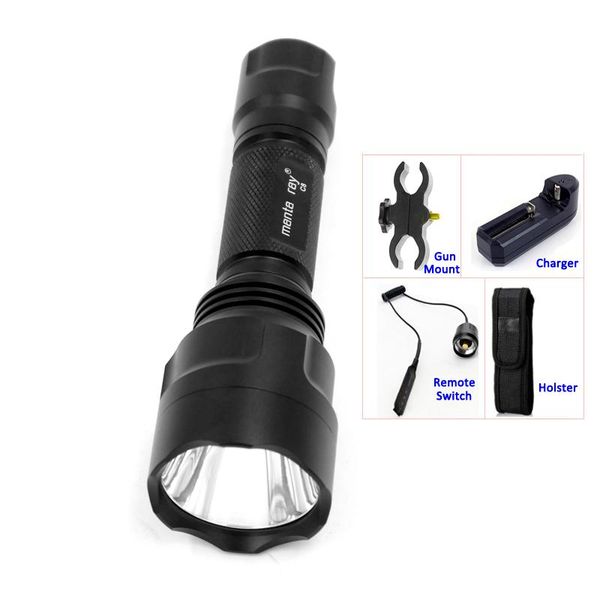 hunting set c8 cree xm-l2 u3-7a led warm white 1mode +charger/holster/gun mount/remote switch flashlights torches
hunting set c8 cree xm-l2 u3-7a led warm white 1mode +charger/holster/gun mount/remote switch flashlights torches