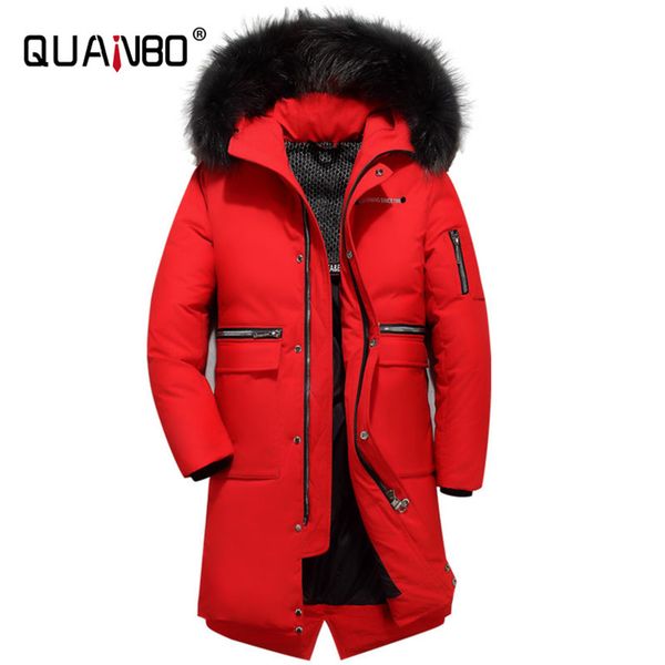 quanbo - men's and women's warm thick et, long winter coat, fur hoodie, casual windbreaker, black, red, 5xl, 2019, 90% novel
quanbo - men's and women's warm thick et, long winter coat, fur hoodie, casual windbreaker, black, red, 5xl, 2019, 90% novel