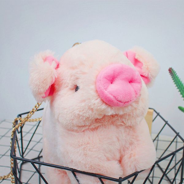 2 kinds piggy pink plush bag single shoulder stuffed animals purse girls standing pig head backpack for cellphone napkin coin
2 kinds piggy pink plush bag single shoulder stuffed animals purse girls standing pig head backpack for cellphone napkin coin