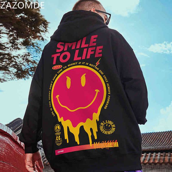 2021 autumn new men's sweatshirts cartoon print fce oversized e fashion hip hop men sweatshirt couple hoodi, Black
2021 autumn new men's sweatshirts cartoon print fce oversized e fashion hip hop men sweatshirt couple hoodi, Black