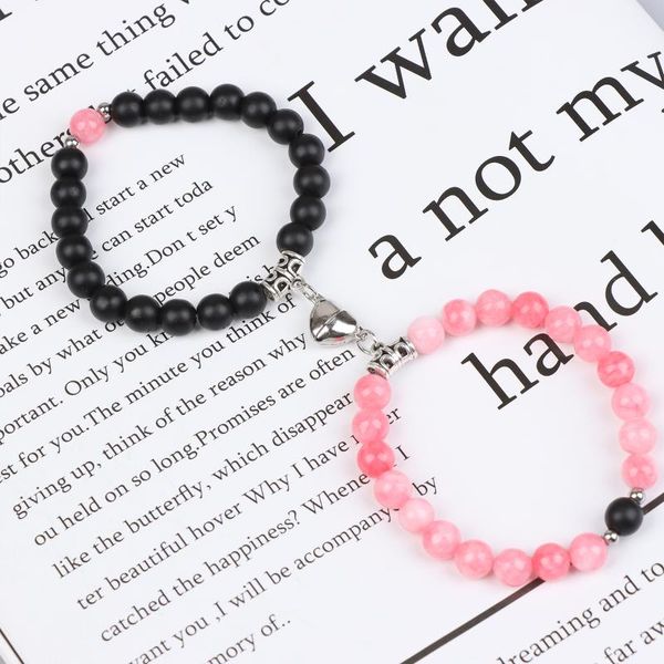 beaded, strands 2021 fashion 2pcs/set natural stone beads yoga bracelet for lovers distance magnet couple bracelets friendship jewelry, Black
beaded, strands 2021 fashion 2pcs/set natural stone beads yoga bracelet for lovers distance magnet couple bracelets friendship jewelry, Black