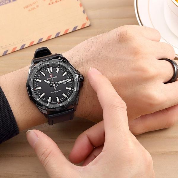 wristwatches naviforce fashion business men luxury watch military waterproof quartz man watches leather sports clock relogio masculino, Slivery;brown
wristwatches naviforce fashion business men luxury watch military waterproof quartz man watches leather sports clock relogio masculino, Slivery;brown