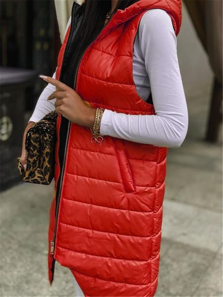 women's down & parkas sleeveless hooded parka women zip up autumn jacket outerwear quilted coats casual streetwear long waistcoat cotto, Black
women's down & parkas sleeveless hooded parka women zip up autumn jacket outerwear quilted coats casual streetwear long waistcoat cotto, Black