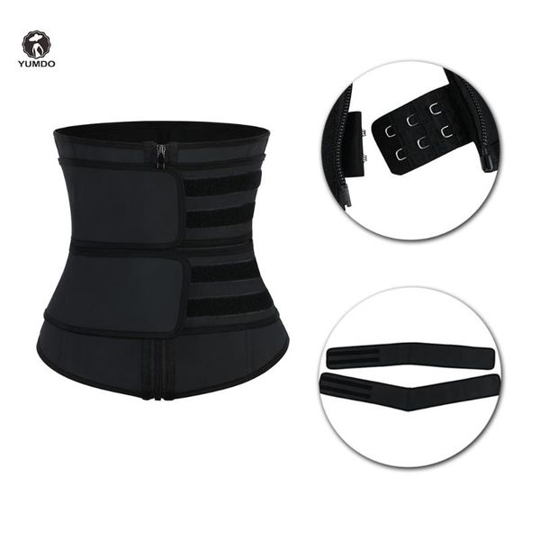 women's shapers yumdo 2021 latex body shaper belly slimming removable double belt compression zipper and hook corset waist trainer, Black;white
women's shapers yumdo 2021 latex body shaper belly slimming removable double belt compression zipper and hook corset waist trainer, Black;white