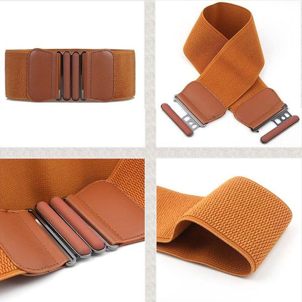belts women lady solid stretch elastic wide belt fashion brand waist dress adornment for waistband bigsweety, Black;brown
belts women lady solid stretch elastic wide belt fashion brand waist dress adornment for waistband bigsweety, Black;brown