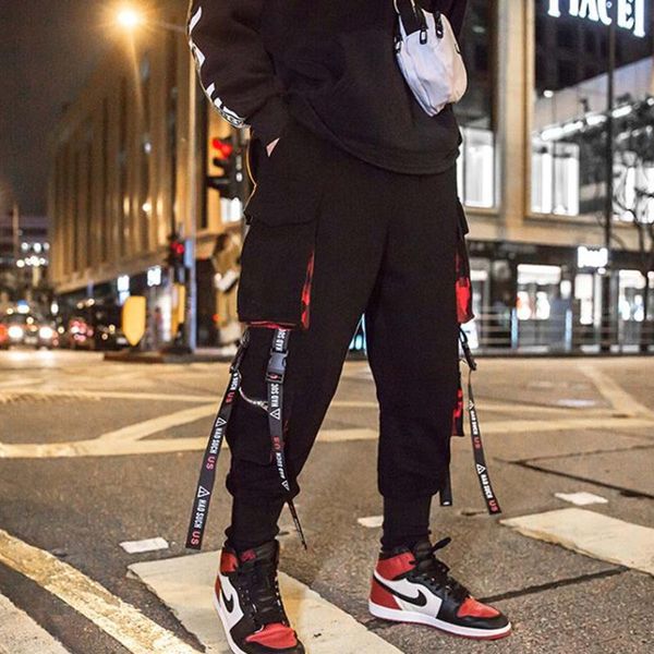 men's pants hip hop joggers mens black harem multi pocket ribbons sports streetwear cargo men japanese
men's pants hip hop joggers mens black harem multi pocket ribbons sports streetwear cargo men japanese