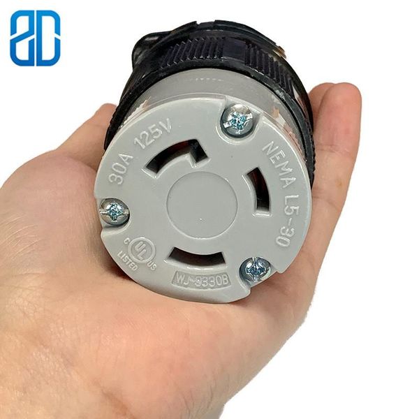 smart power plugs us nema l5-30r anti-drop industrial female groungding locking connector socket 3 pole 4 wire electrical plug 30a 125v
smart power plugs us nema l5-30r anti-drop industrial female groungding locking connector socket 3 pole 4 wire electrical plug 30a 125v