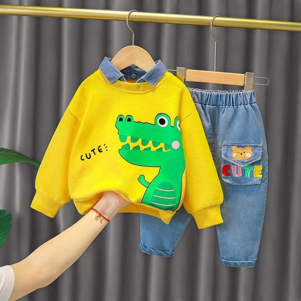 clothing sets 2021 baby boy set fashion cotton hooded +pants 2pcs outfits infnat boys tracksuit born kids clothes ey10174, White
clothing sets 2021 baby boy set fashion cotton hooded +pants 2pcs outfits infnat boys tracksuit born kids clothes ey10174, White