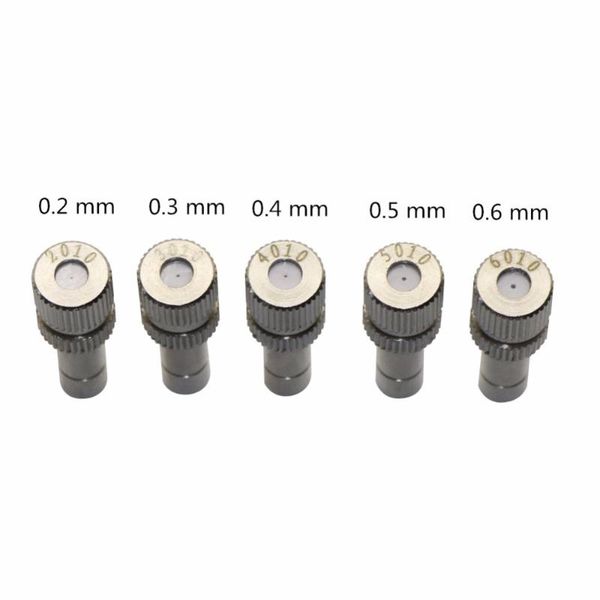 pcs 6mm low pressure 0.2-0.6mm stainless steel fog misting nozzles connectors garden water irrigation sprinkler fittings watering equipments
pcs 6mm low pressure 0.2-0.6mm stainless steel fog misting nozzles connectors garden water irrigation sprinkler fittings watering equipments