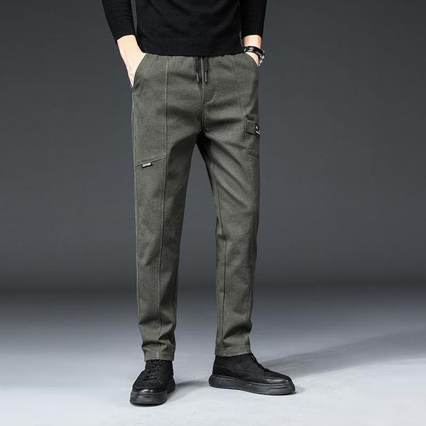 men's pants brand pantalones de hombre men 2021 fashion 3 colour business work autumn winter thicken high elasticity trousers, Black
men's pants brand pantalones de hombre men 2021 fashion 3 colour business work autumn winter thicken high elasticity trousers, Black